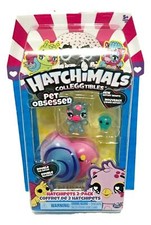 Macow and Puppy Blue Hatchimals Colleggtibles Pet Obsessed Hatch Hearts