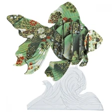 3D puzzle Paper Craft-Model Echizen Japanese Paper Goldfish-Kinhanamidori