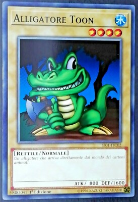 TOON ALLIGATORE auf Italienisch SPEED DUEL SS01-ITC02 YUGIOH