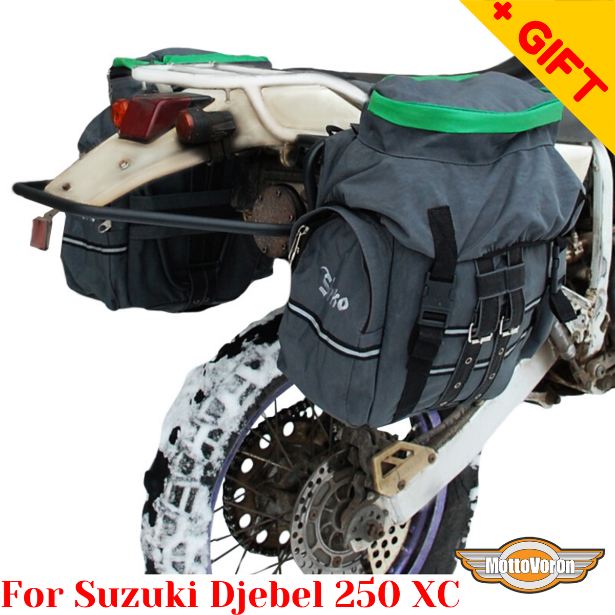 For Suzuki Djebel 250 XC Side carriers 250XC Pannier rack for soft