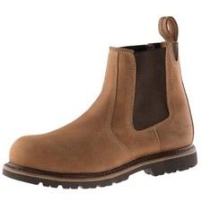 Buckler Safety Dealer Boots B1151SM Brown Leather Steel Toe Work Boots 6-13