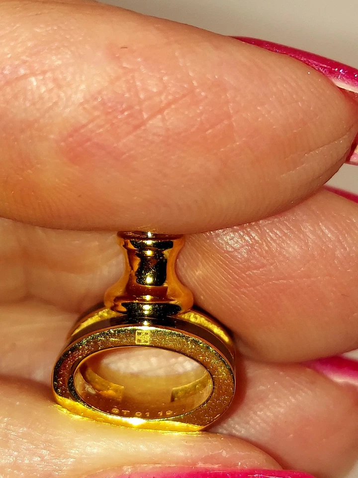 ¡Pendientes Hermes Mini Pop H de oro negro! Foto 2 de 4