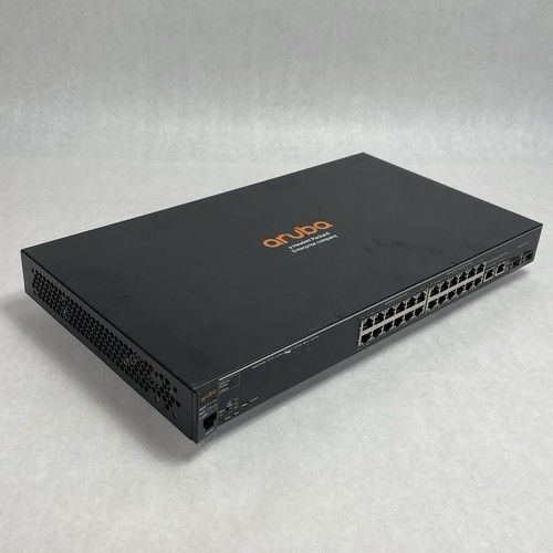 Aruba J9782A 2530-24 Rack Mount Ethernet Switch Tested & Reset
