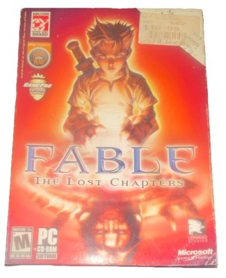 Microsoft Fable: The Lost Chapters PC RPG Action M17+ Manual Product Key