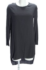 MANGO PREMIUM Robe à manches longues Dames Robe T EU 36 gris clair