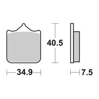 Bimota Tesi 3D 1078 Set 4 Racing BremsbeläGe Freno Sbs 762 Dc Dual Carbon