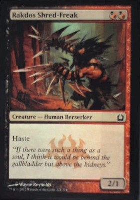 Rakdos Shred-Freak - Return to Ravnica: #221, Magic: The Gathering Nm C261