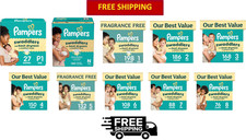 Pampers Swaddlers Ultra Soft Disposable Baby Diapers, Available sizes N 8