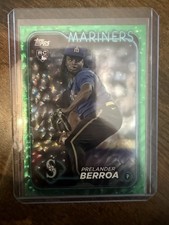 2024 Topps Prelander Berroa Green Crackle  Foil SP Rookie, Card 36 #149/499