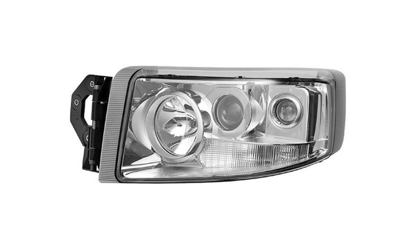 CHROM-SCHEINWERFER Manuell Links (24V-H1-H3- H7-PY21W-W5W) Zugelassen – Renault-image