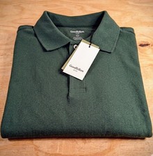 Goodfellow Co Men s XL Loring Polo Shirt Slim Fit Forest Green Short Sleeve...