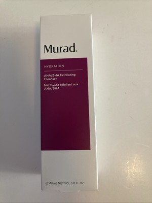 Murad Hydration AHA/BHA Exfoliating Cleanser 5 Fl Oz New