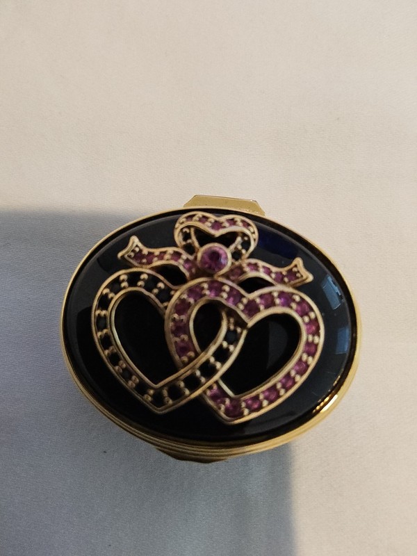 Halcyon Days Victorian Love Token Box