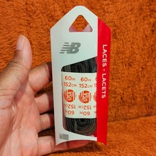 New Balance 60 in Black Polyester Shoelaces Made in USA MPN 27325