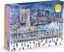 Galison Snowfall over New York City – 1000 Piece Michael Storrings Jigsaw Puzzle