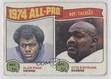 1975 Topps 1974 All-Pro Otis Sistrunk Alan Page #214 HOF 0nr3