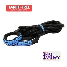 Superwinch 2599, One Kinetic Recovery Rope W/Storage Bag 1in x 30ft Nylon Perfor