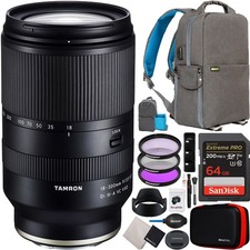 Tamron 18-300mm F3.5-6.3 Di III-A VC VXD Lens for Nikon Z-Mount APS-C B061 Bundl