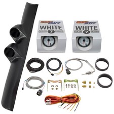 Glowshift White Boost1500f Egt Gauges Black Dual Pod Fits 94-97 Ram Cummins Glowshift White Boost1500f Egt Gauges Black Dual Pod Fits 94-97 Ram Cummins