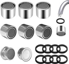 8 Pcs Faucet Aerator Replacement Parts Kitchen Sink Aerator Faucet Filter with B