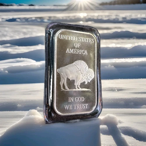 1oz 0.999 Silver Bullion Bar Liberty w/Indian Head & Bison..... Snortin' 4 You?