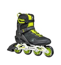 Rollerblade  071006001A1 Macroblade 80 Inline Skate, SIze 9 - Black/Lime