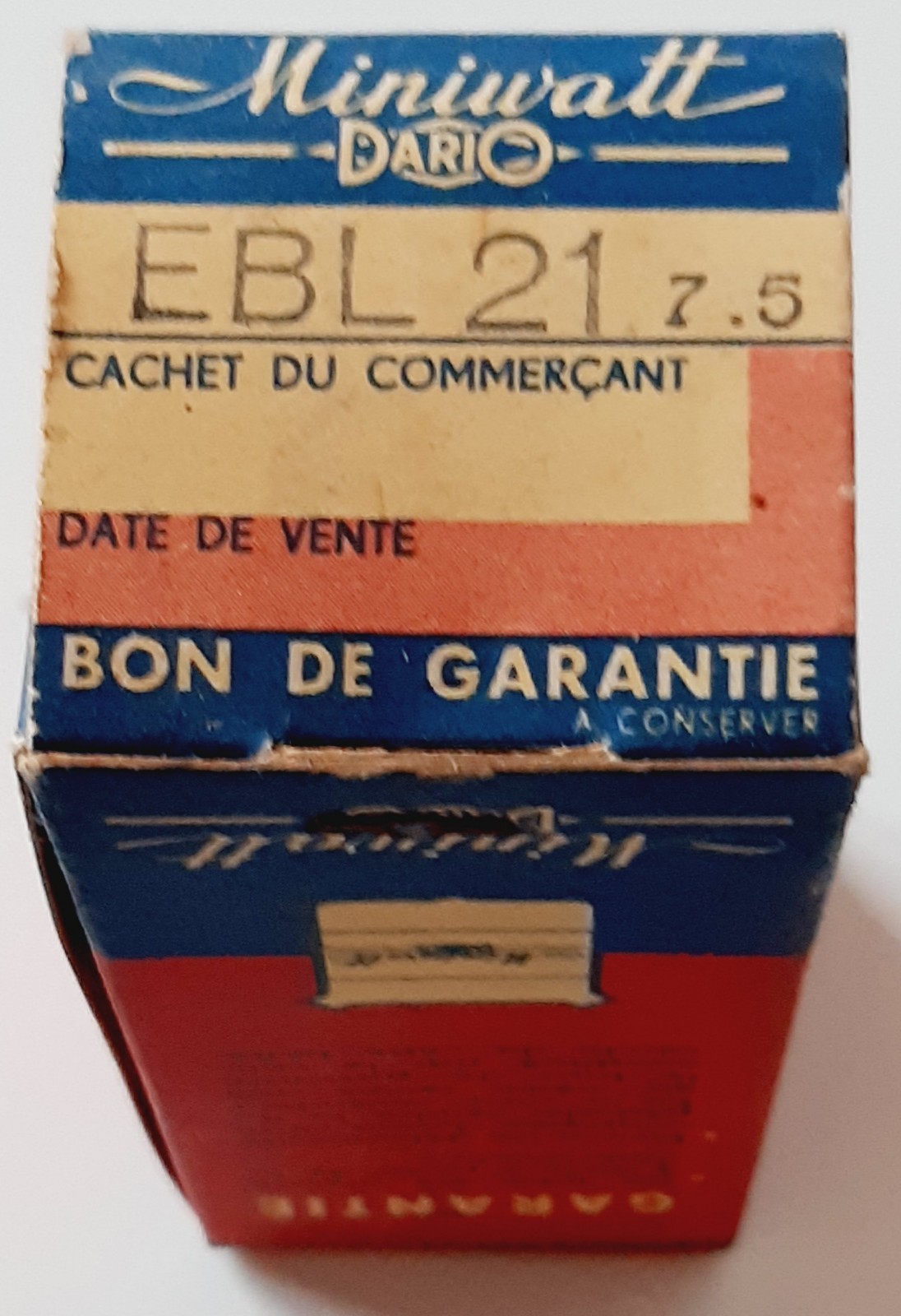 Lampe / Röhre TSF - EBL21 - Neu