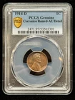 1914 D Lincoln Wheat Copper Cent 1C PCGS Corrosion Removed AU Details