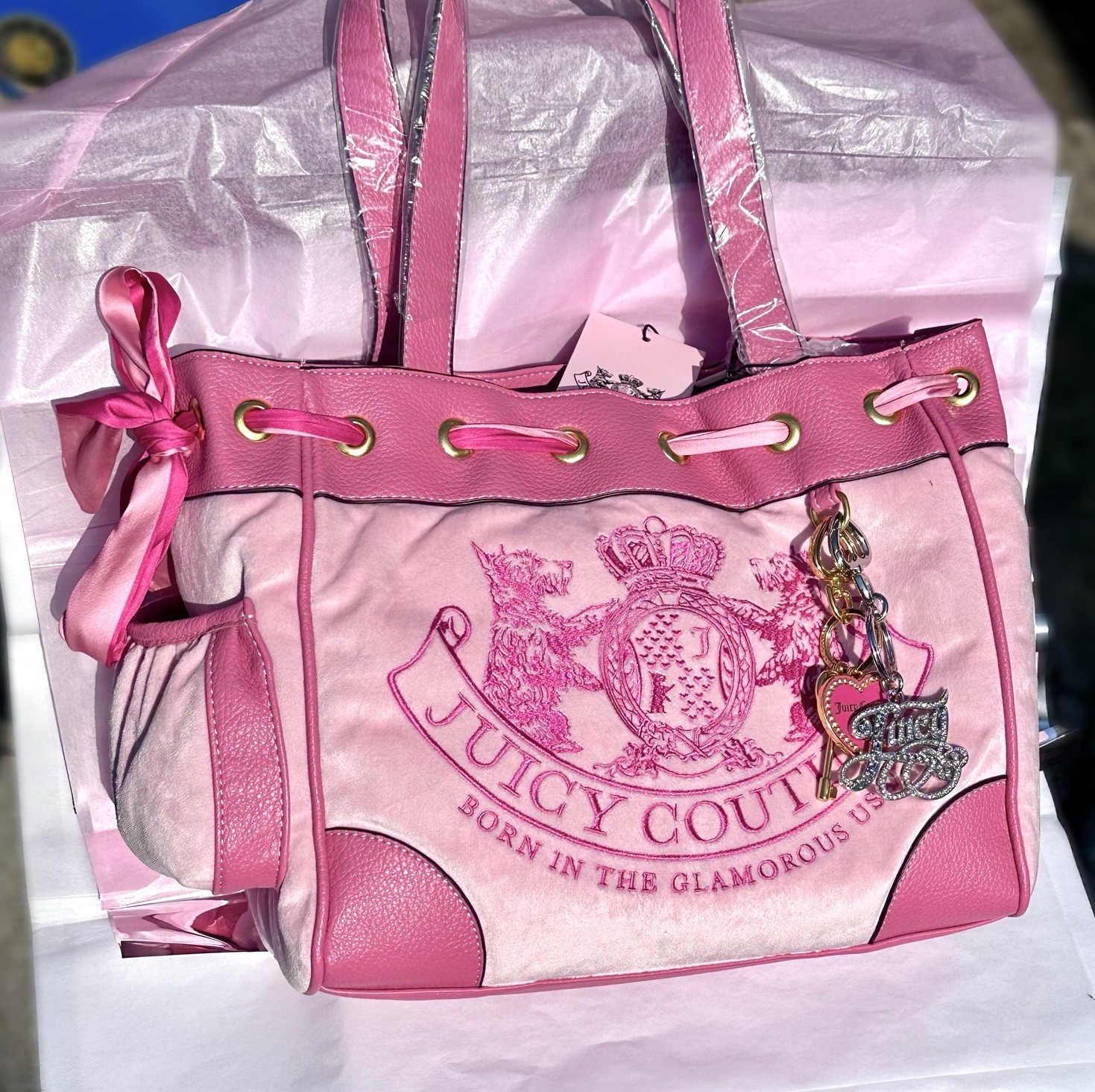 HOT Shopper Bag Juicy Daydreamer Bag Juicy Couture Pink