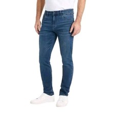 Kenneth Cole New York Men's 30x32 Straight Leg Comfort Stretch Blue Denim Jeans