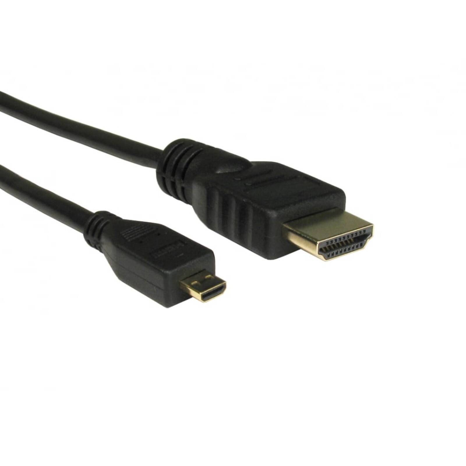 Male Hdmi To Male Micro Hdmi Cable Lead 2 Metre