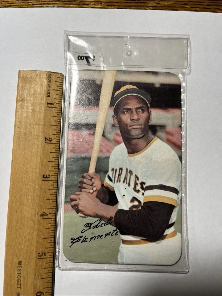 1971 Topps Super Set-Break # 37 Roberto Clemente G D - Image 3 of 4