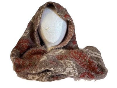 Infinity Super Soft Paisley Scarf Burnt Orange/ Browns NWT