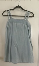 Zara Chambray Mini Dress S