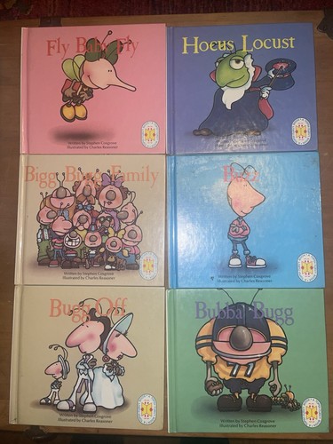 Stephen Cosgrove Topsy Turvy Book Lot Of 6, 12 Different Stories, Vintage!