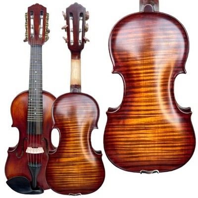SONG Master 6 strings Violin with Guitar head, 4/4 violin, 1pcsFlame maple back