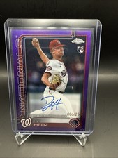 2025 Topps Chrome Update Series - Autographs DJ Herz #RA-DH Purple Refractor...