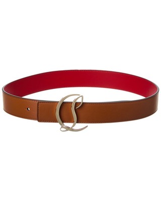 Christian Louboutin Cl Logo Leather Belt Women display picture 1