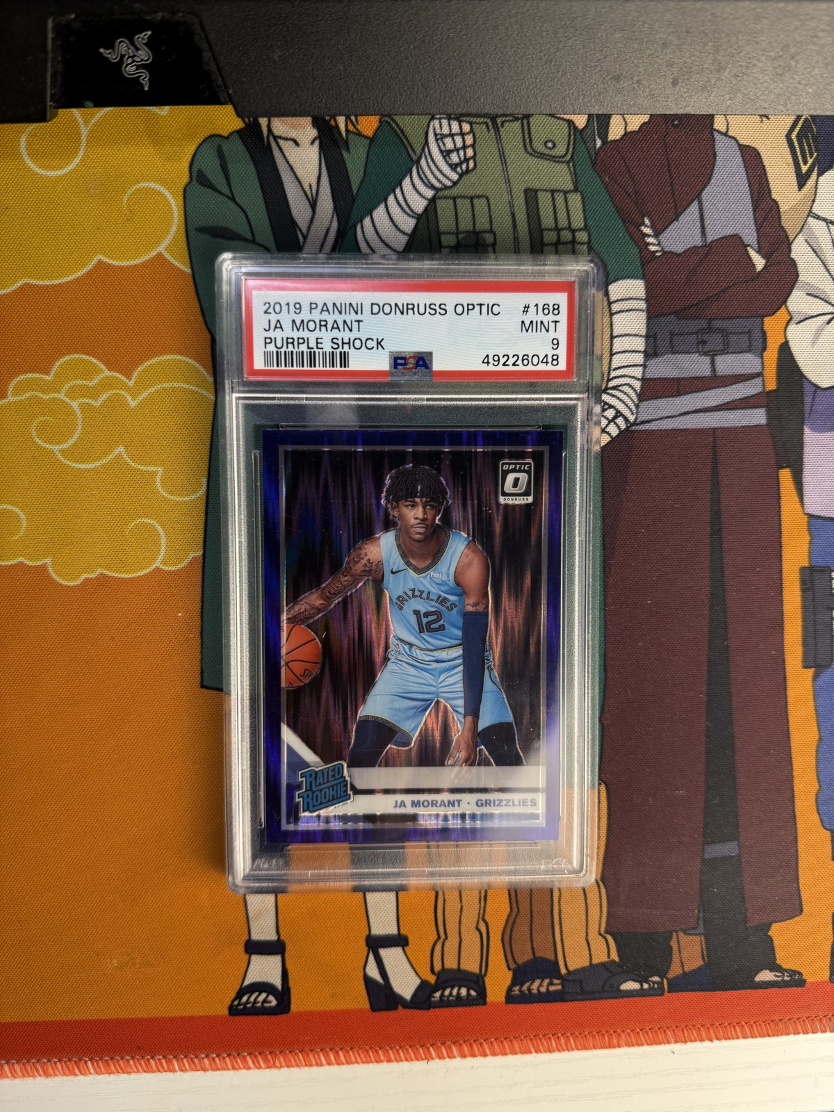 2019-20 Panini Donruss Optic - Rated Rookie Ja Morant #168 Purple Shock P