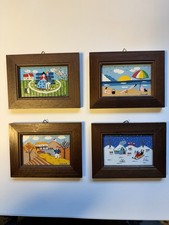 4 Quadretti Atelier Teresa dipinti a mano, le 4 Stagioni (#)