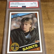 1984 Topps - Morten Andersen #300 (RC)