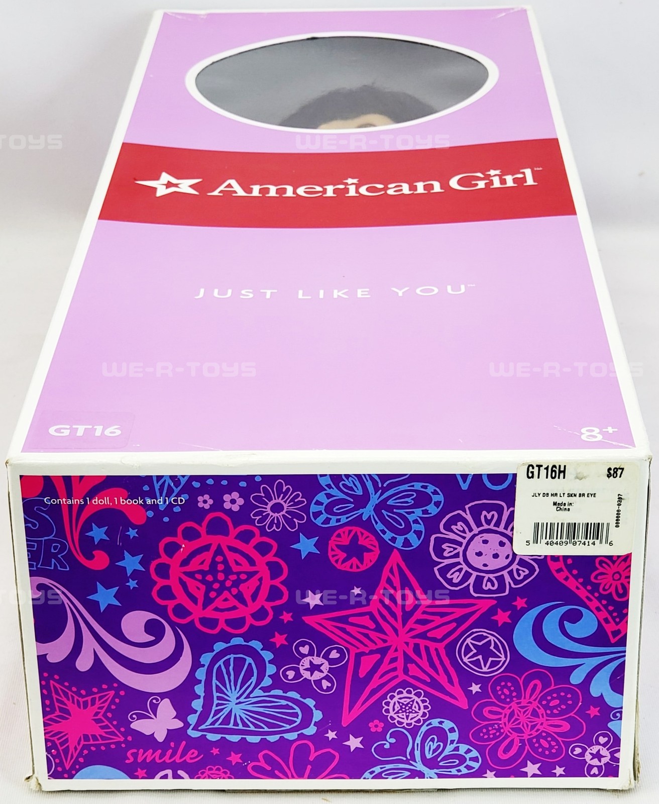 American Girl Just Like You 18" Doll No. GT16 Brunette Brown Eyes USED