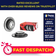 2x Brake Discs Pair Vented fits SUBARU IMPREZA 2.0 Rear 00 to 07 290mm Set New