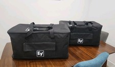 Juego de 2 bolsas de lona acolchadas Electro-Voice para altavoces EVERSE 12"