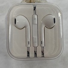 Apple EarPods with 3.5mm Headphone Plug Wired Earbuds with Remote and Mic White