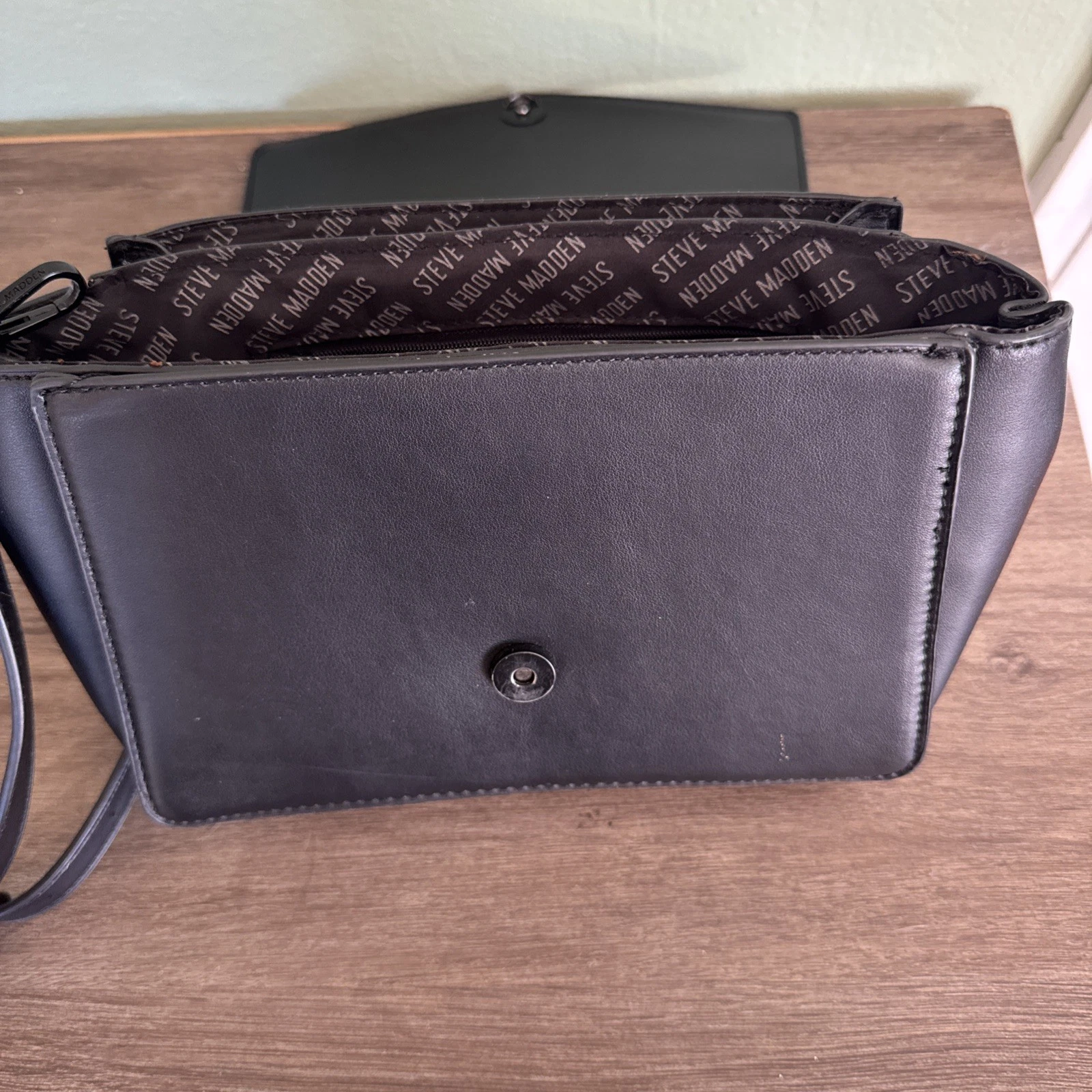 Steve Madden Crossbody Black Shoulder Bag Purse Small