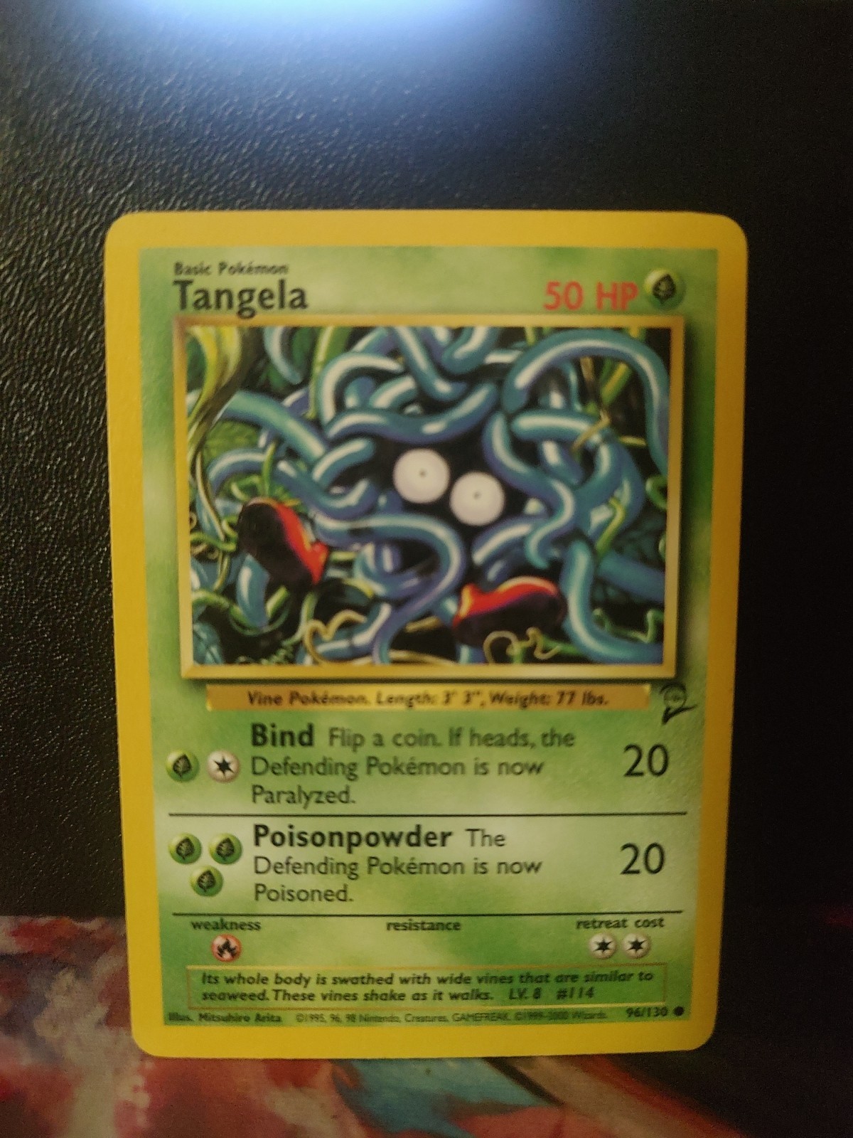 Tangela 96/130 - Base Set 2 - Pokemon Card - Excellent Condition