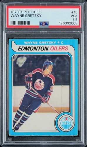 1979 O-Pee-Chee Wayne Gretzky Rookie Card PSA VG+ 3.5