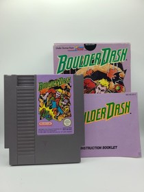 Boulder Dash NES Nintendo Boxato con manuale 