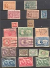 US Old Years Revenues + Cinderellas Lot with 20 stamps M or used